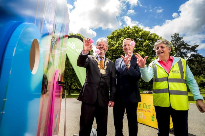 Gum Litter Taskforce Roadshow in Blackrock Park