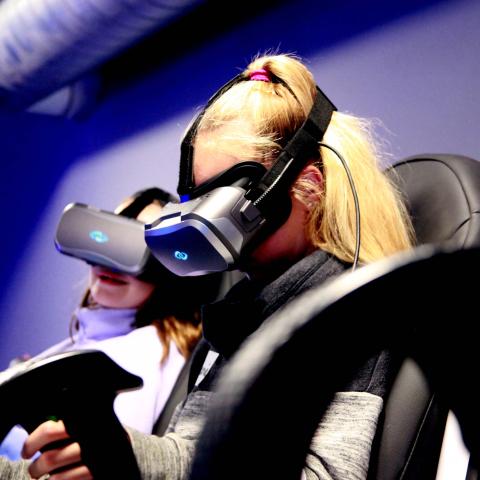 Virtual Reality ride at Explorium Sandyford