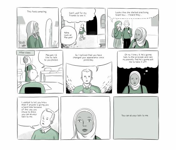 SALAAM Project Anti-Racism Comic