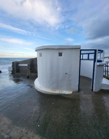 New Shower Facility at Forty Foot, Sandycove.