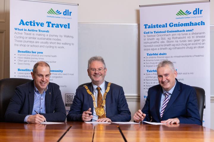 Central Active Travel Improvement Scheme Contract Signing