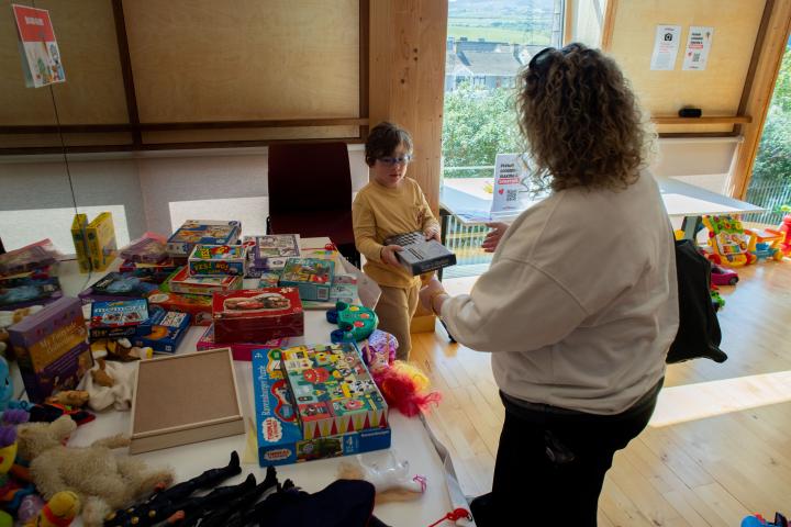 Toy Swap at Ballyogan library