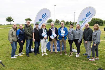 Aoife Verling (Masters Student), Angela Monaghan (Active Cities Officer), Steven Browne (DLR Events), Emmet Wright (DLR Events and Sports), Una May (CEO Sport Ireland), Cllr Jim O’Leary - Cathaoirleach, Shane McArdle sports co-ordinator- dlr Sports Partnership, Gwen O'Looney (Sports Inclusion Disability Officer), Louise Callan (Community Sports Development Officer, Declan McMahon (Sports Marketing Officer), Kevina Malone (Programmes Officer)
