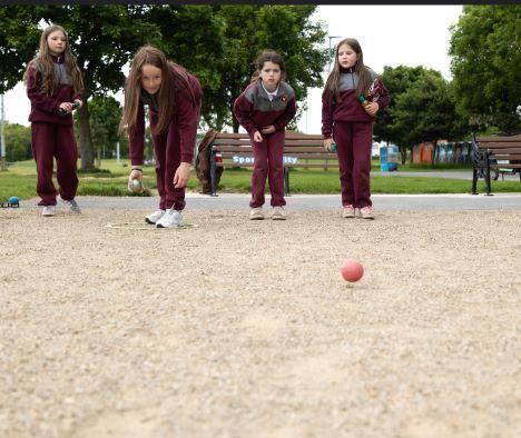 Children from St Colmcille’s School
