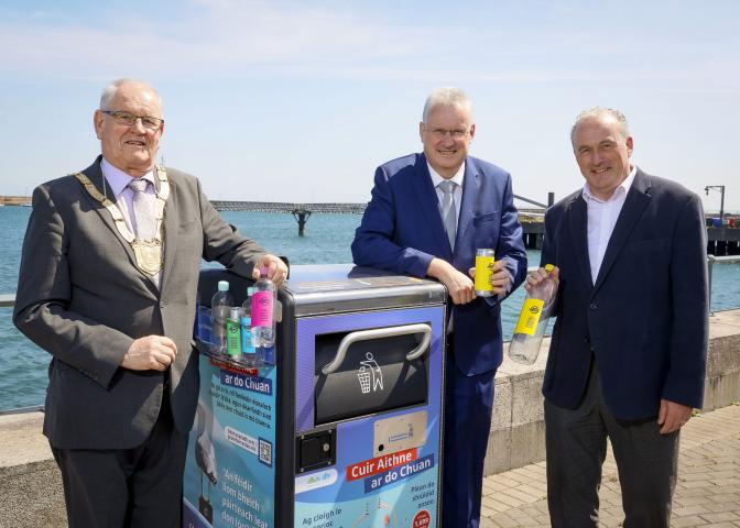 Re-Turn bin surround units installed at Dún Laoghaire Harbour