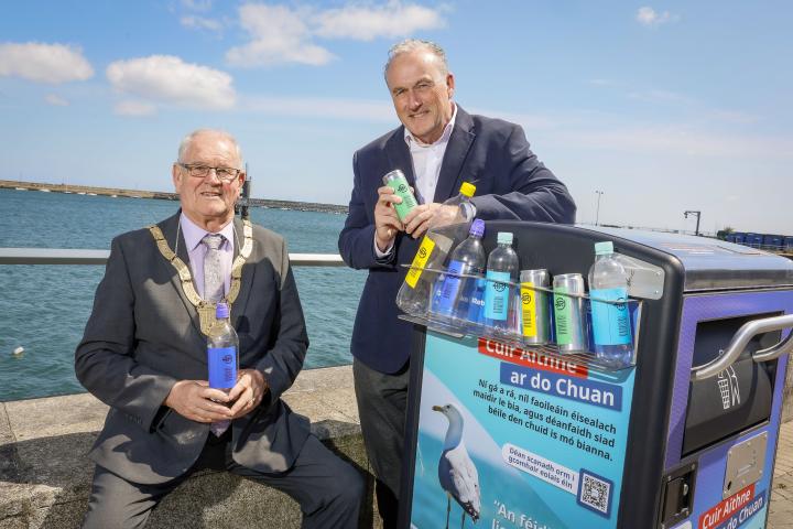Re-Turn bin surround units installed at Dún Laoghaire Harbour