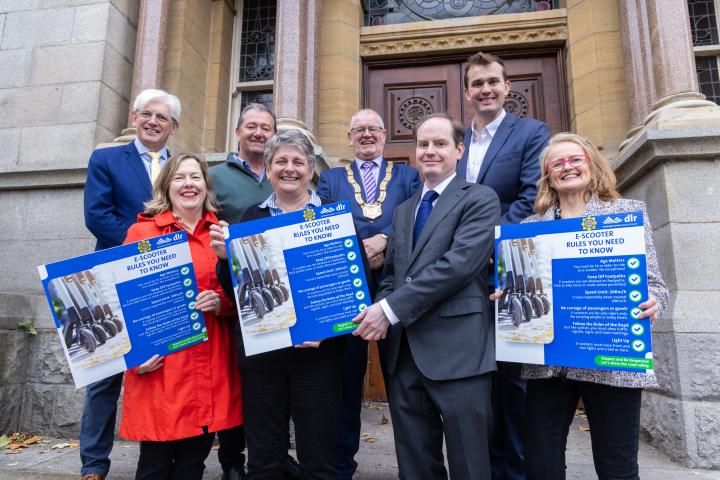 Road Safety E-Scooter Awareness event at County Hall, Dún Laoghaire.