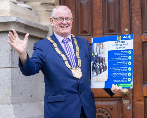 Road Safety E-Scooter Awareness event at County Hall, Dún Laoghaire.