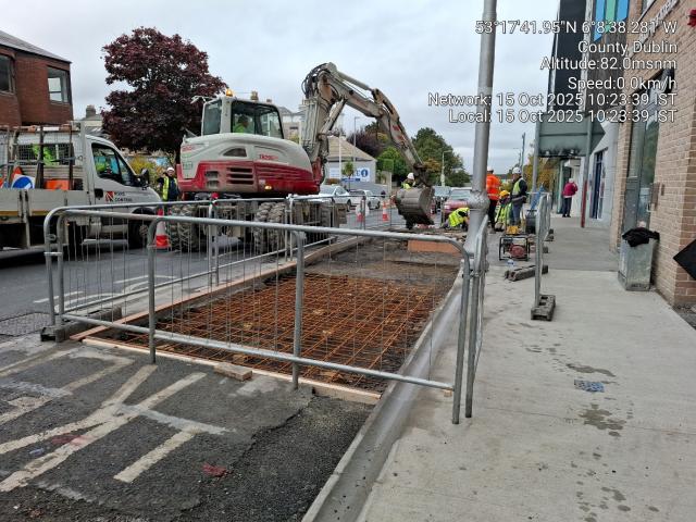 Living Streets Dun Laoghaire Road works