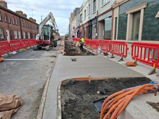 Living Streets Dun Laoghaire Road works