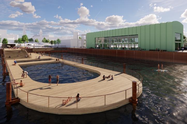 Dún Laoghaire Harbour Masterplan Pavillion Pool