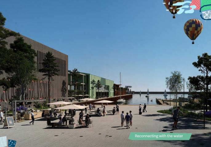 Dún Laoghaire Harbour Masterplan Pavilion Garden