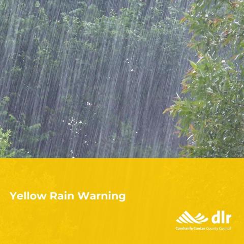 Yellow rain warning