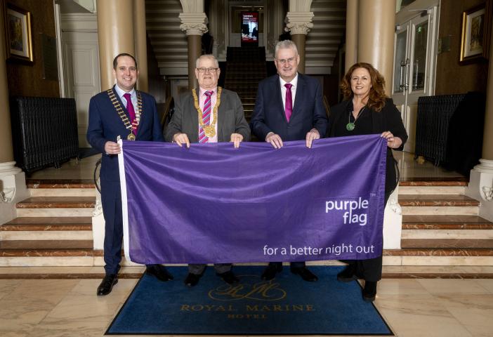 Purple flag Dún Laoghaire
