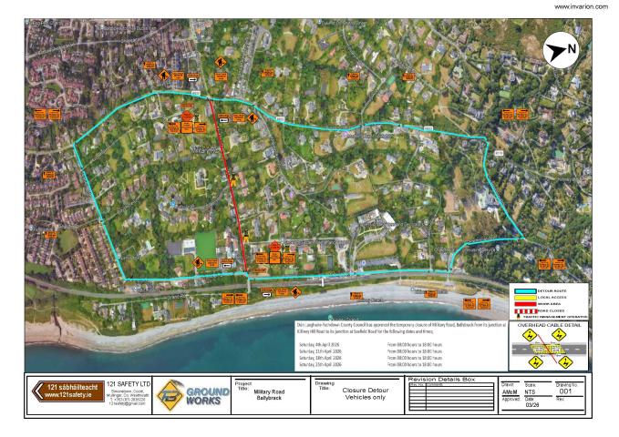 Military Road Closure Detour March 2026