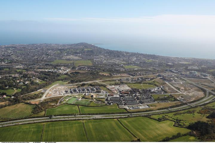 Aerial view of mountains and sea Dún Laoghaire-Rathdown Area