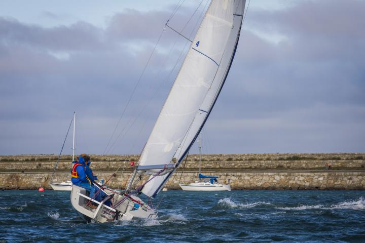 Sailing Boat in Dún Laoghaire Harbour