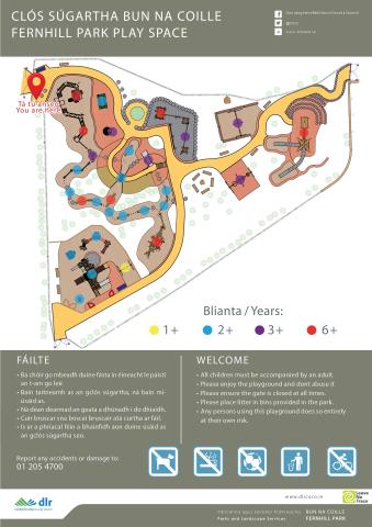 fernhill play space sign