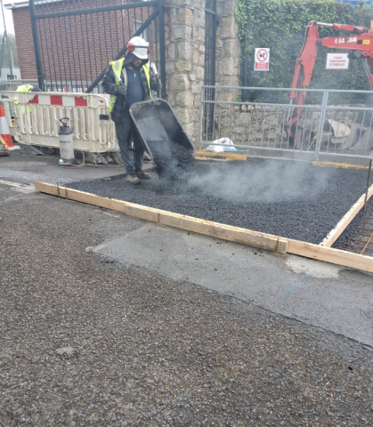 road works