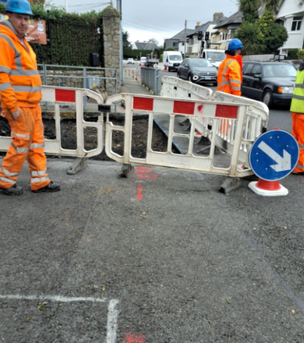 road works