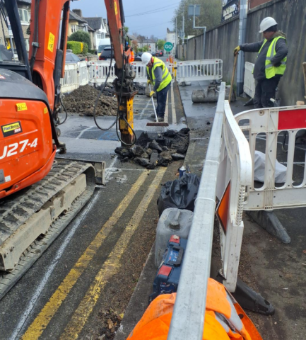road works
