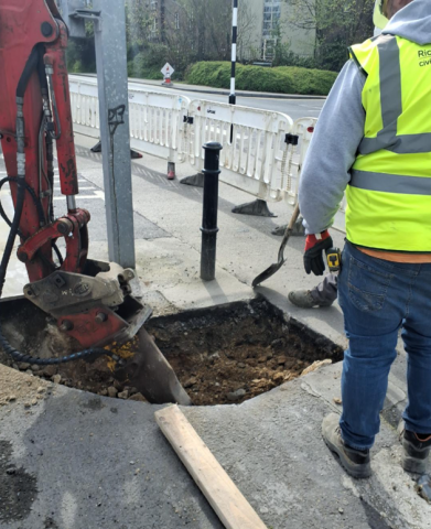 road works