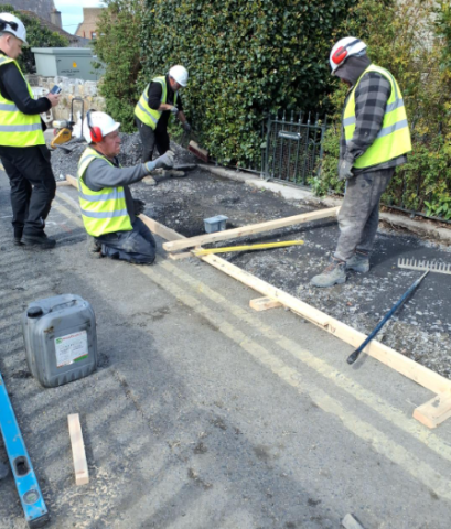 road works