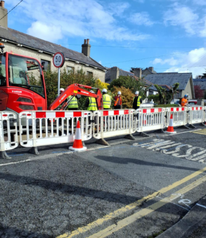 road works