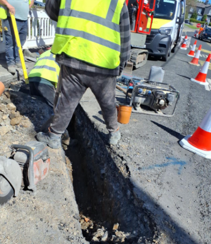 road works