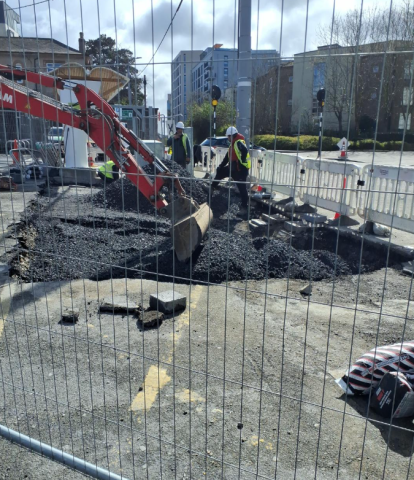 road works