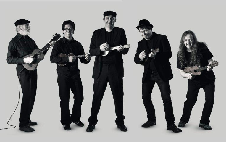 Ukeristic Congress from Ireland will be on the bill for the Ukulele Hooley in Dún Laoghaire in August.