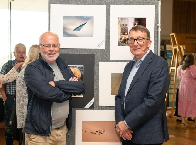 Declan Clarke and Declan Doherty, Dublin Camera Club Honorary Treasurer