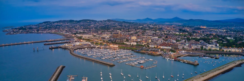 Harbour and Mountains