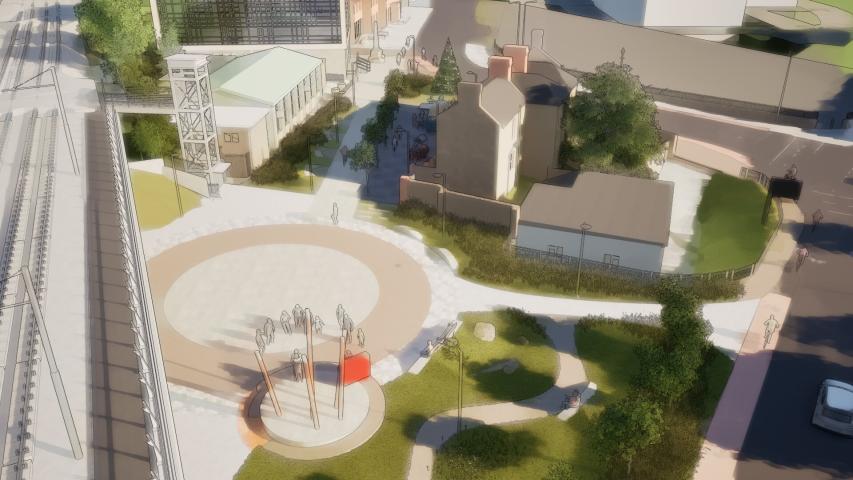 Proposed Public realm Waldemar