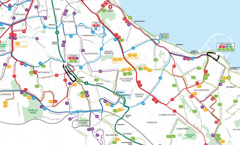 arterial map bus routes