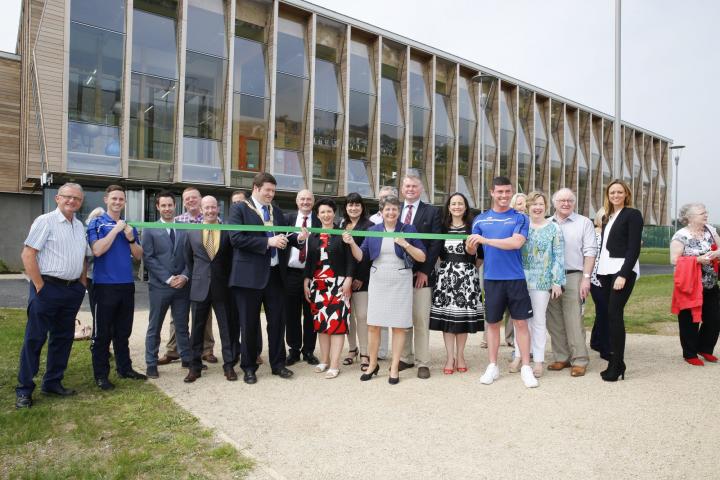 Cutting the ribbon Cutting the ribbon