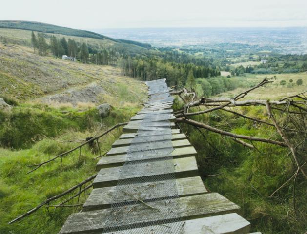 Mountain Bike Ramp, Ticknock by Dara McGrath Mountain Bike Ramp, Ticknock by Dara McGrath