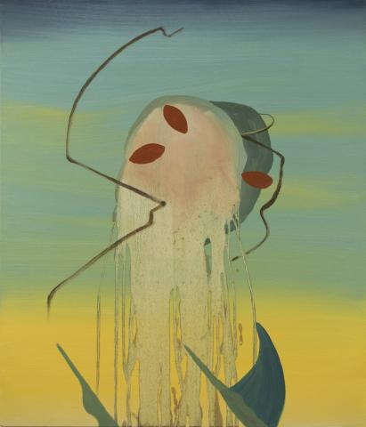 Abstract painting by Damien Flood