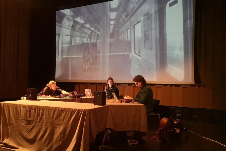 photograph of Lara Gallagher in concert in the Studio in dlr LexIcon