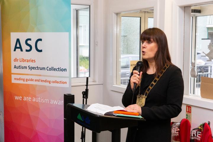 New Autism Spectrum Collection launched in Stillorgan Library, Tuesday 22nd October 2019  Photo by Peter Cavanagh New Autism Spectrum Collection launched in Stillorgan Library, Tuesday 22nd October 2019  Photo by Peter Cavanagh