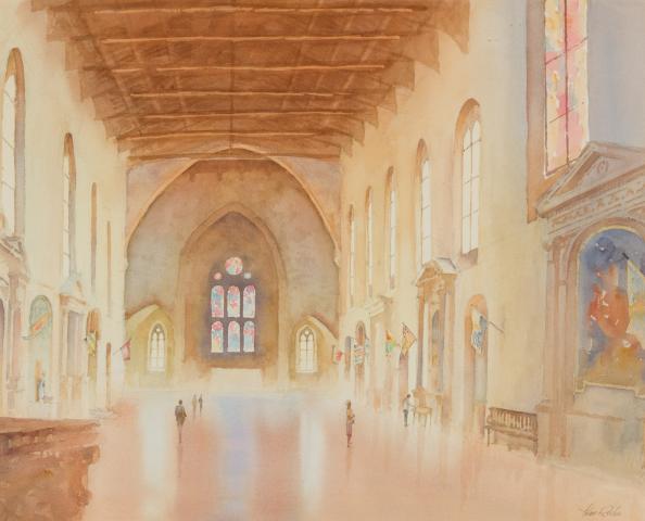Painting of Chiesa Di San Domenico by Tom Roche.