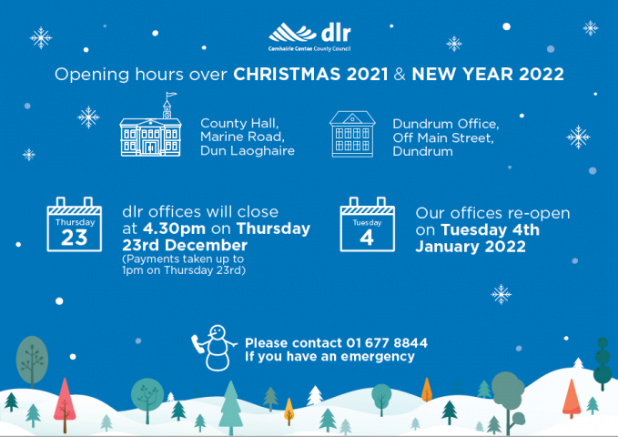 Christmas Opening Hours 2021 Landscape