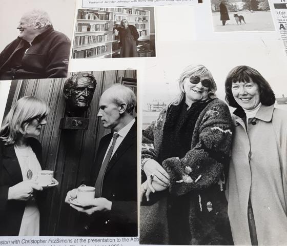 Jennifer Johnston's writing desk Jennifer Johnston's writing desk