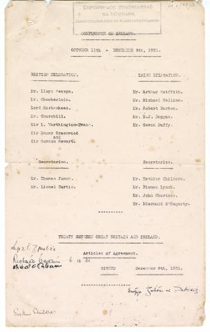 1921 Anglo-Irish Treaty