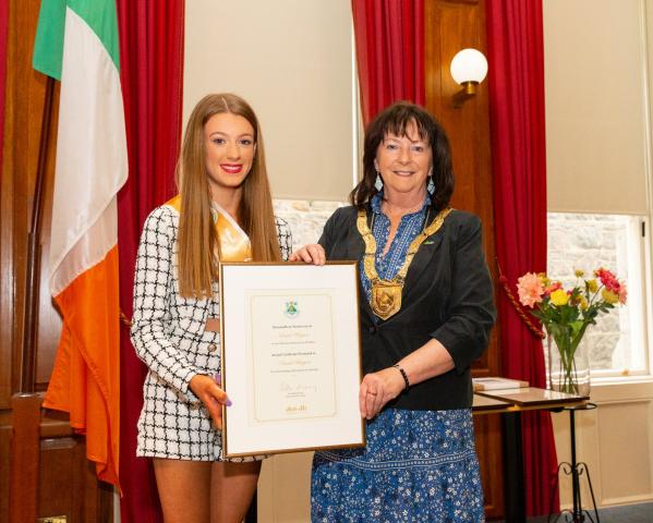 Niomi Hayes - Cathaoirleach's Awards 2022