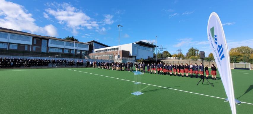 dlr open All Weather Pitches at Rosemount School &amp; Coláiste Eoin/Íosagáin