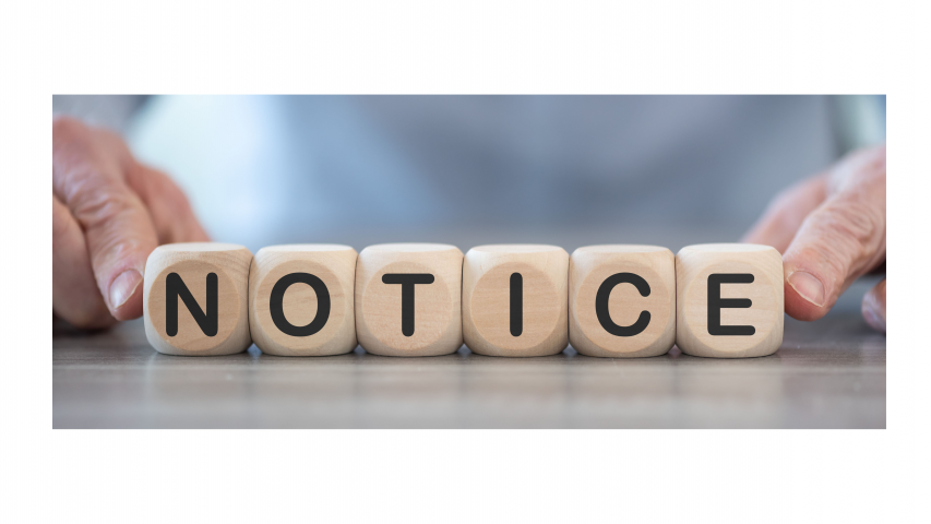 Notice - Draft Ministerial Direction