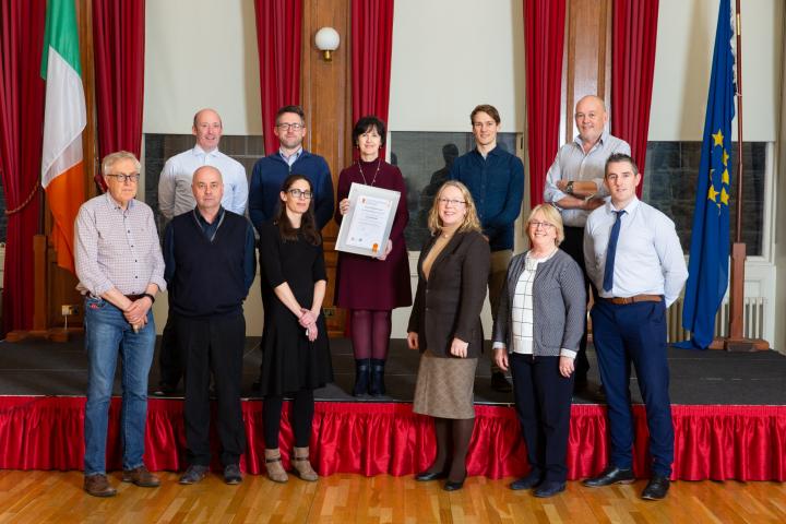 dlr Energy Team winners of the Leadership in Public Sector SEAI Awards 2019