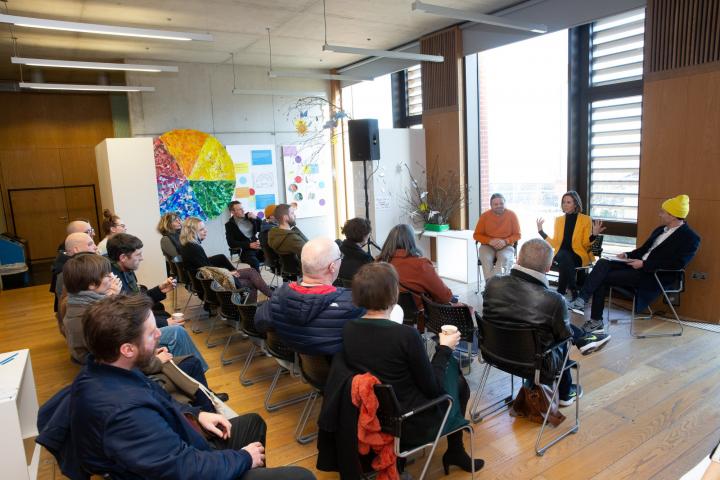 Exhibiting artists Paul Hallahan and Lee Welch in conversation with Rachael Gilbourne