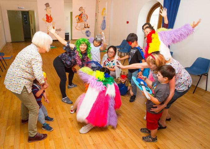 Creative dance workshop for children and their grandparents